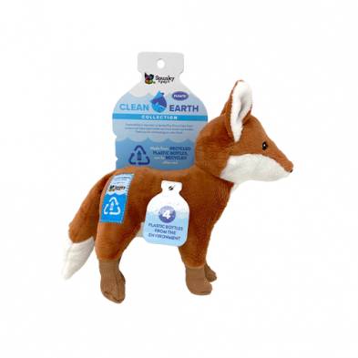 Peluche fait de plastique recyclé en forme de renard