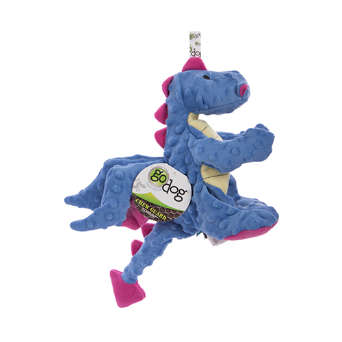 Jouet Dragon Bleu - Go Dog Chew Guard