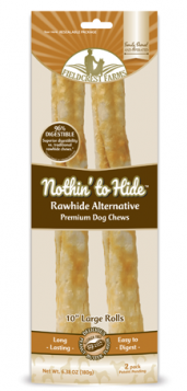 Bâton Collagène Saveur de Beurre d'Arachides 10'' Paquet de 2