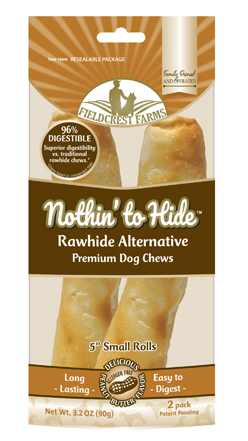 Bâton Collagène Saveur de Beurre d'Arachides 5'' Paquet de 2