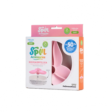 Accessoire Bol Ralentisseur Tourniquet - Chiot - Fleur Rose