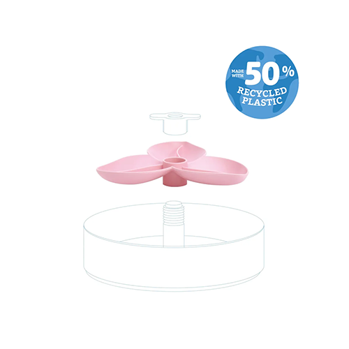 Accessoire Bol Ralentisseur Tourniquet - Chiot - Fleur Rose
