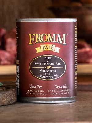 Nourriture En Conserve Pour Chien *Boeuf et Patates Douces Pâté* - Fromm