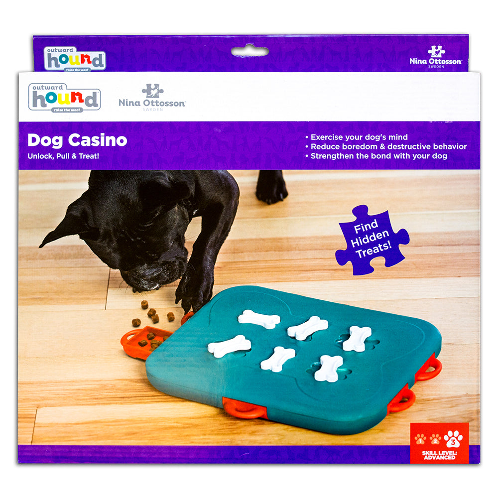 Jouet Interactif Casse-Tête Dog Casino - Nina Ottosson