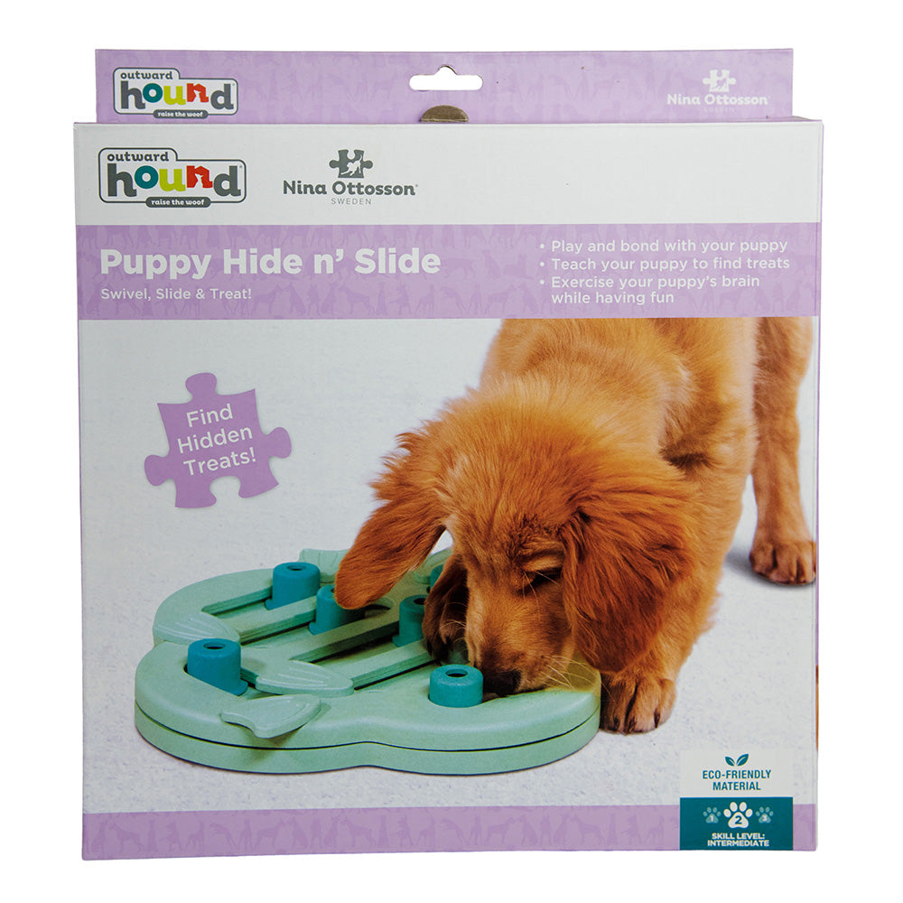 Jouet Interactif Casse-Tête Chiots - 'Puppy Hide n'slide' - Nina Ottosson
