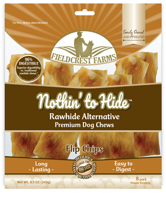 Lanières Collagène Saveur de Beurre d'arachides Paquet de 8