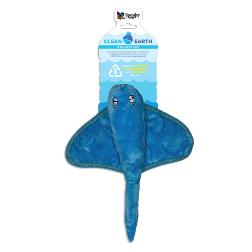 Jouet Peluche Raie 'Clean Earth' - Spunky Pup