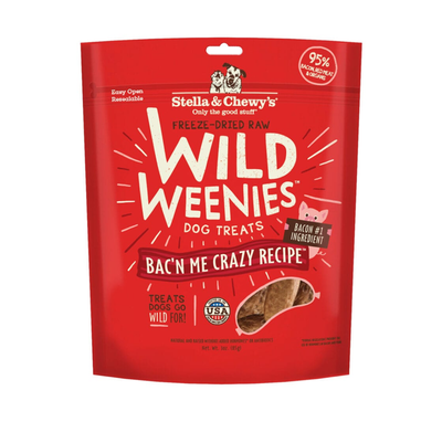 Gâteries Pour Chien *Saveur de Bacon* - Wild Weenies