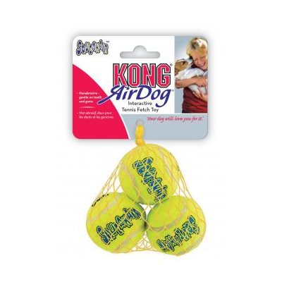 Balles de tennis Kong Squeak Air (paquet de 3)