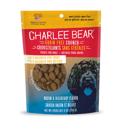 Gâteries Pour Chien Charlee Bear 8 Oz *Bacon Et Bleuet*
