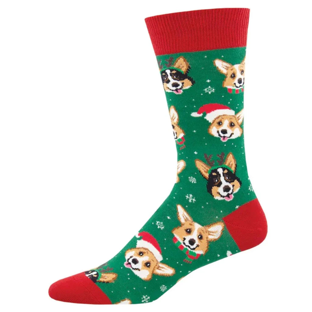 Bas pour homme - Corgie Noël