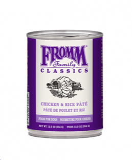 Nourriture En Canne Pour Chien Classic *Poulet Et Riz* - Fromm