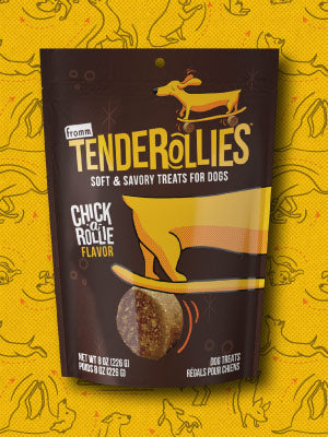 Gâteries Pour Chien Tendres Tenderollies *Saveur de Poulet* - Fromm