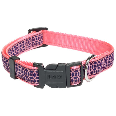 Collier Hunter Pour Chien Rose/Cercles