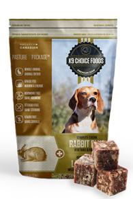 Gâterie Congelé De Lapin K9 Pour Chien *Cru*