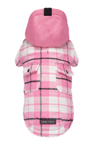 Manteau Pour Chien Carreauté Rose