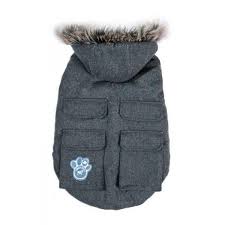 Manteau Canada Pooch Pour Chien *Everest Explorer Laine Gris*