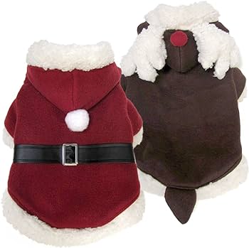 Costume Réversible Pour Chien *Père Noël/Renne*