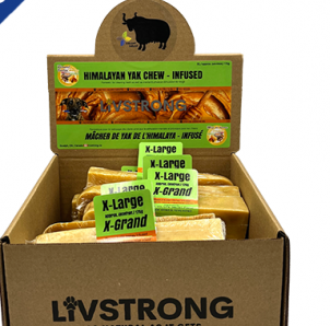 Fromage De Yak Livstrong Pour Chien Infusé Au Beurre D'Arachides Et Au Miel