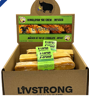 Fromage De Yak Livstrong Pour Chien Infusé Aux Pommes Et Canelle