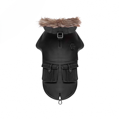 Parka Canada Pooch Pour Chien *Alaskan Army Parka Eco* Black