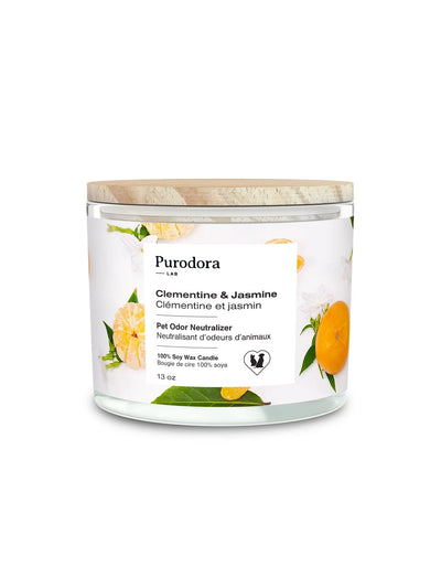 Chandelle À 3 Mèches De Purodora *Clémentine Et Jasmin*