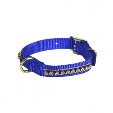 Collier Avec Pierres Pour Chien De Hamilton * Vert *
