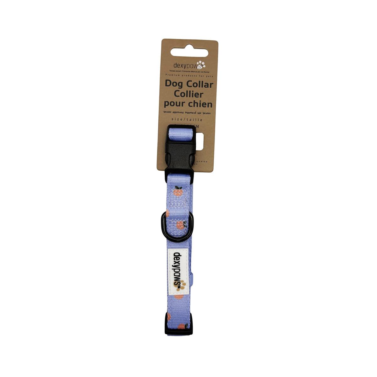 Collier Dexypaws En Polyester Pour Chien - Mandarines
