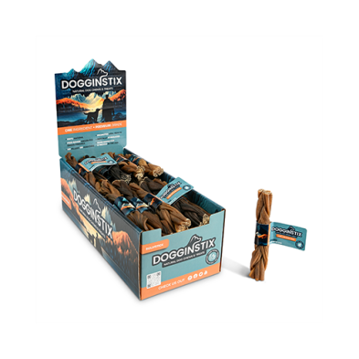 collagène d'agneau tressées DOGGINSTIX Pour Chien