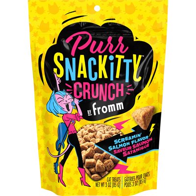 Fromm Purrsnickitty Crunch - Gâterie Pour Chat *Saumon*