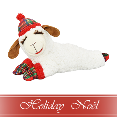 Jouet En Peluche Pour Chien Agneau Noël 10.5''