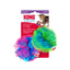 Jouets pour Chats'Crackles Fluff' , lot de 2, couleurs assorties