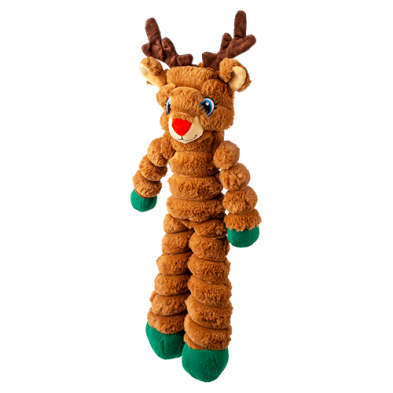 Jouet Kong Crumples Shakers Pour Chien *Renne De Noël*