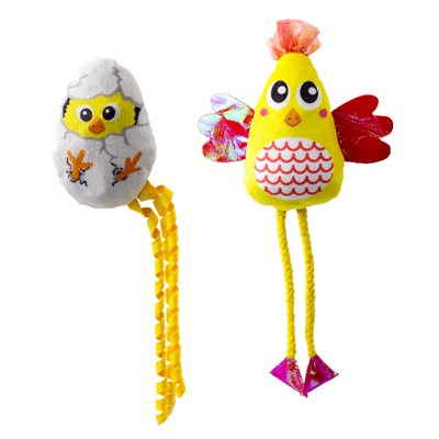 Jouet Kong Scrattles Pour Chat *Poulet-Oeuf*