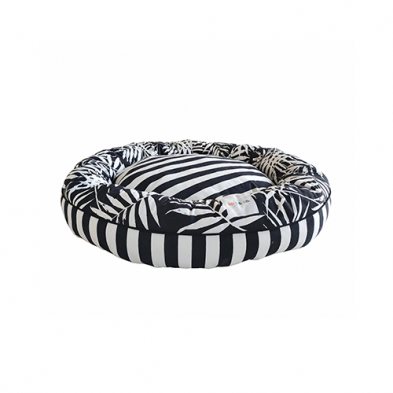 Lit Rond Pour Chien Kort & Co * Palm Stripe Copa Cabana* 42''