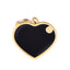 Médaille Basic Fait À La Main Noir Et Or