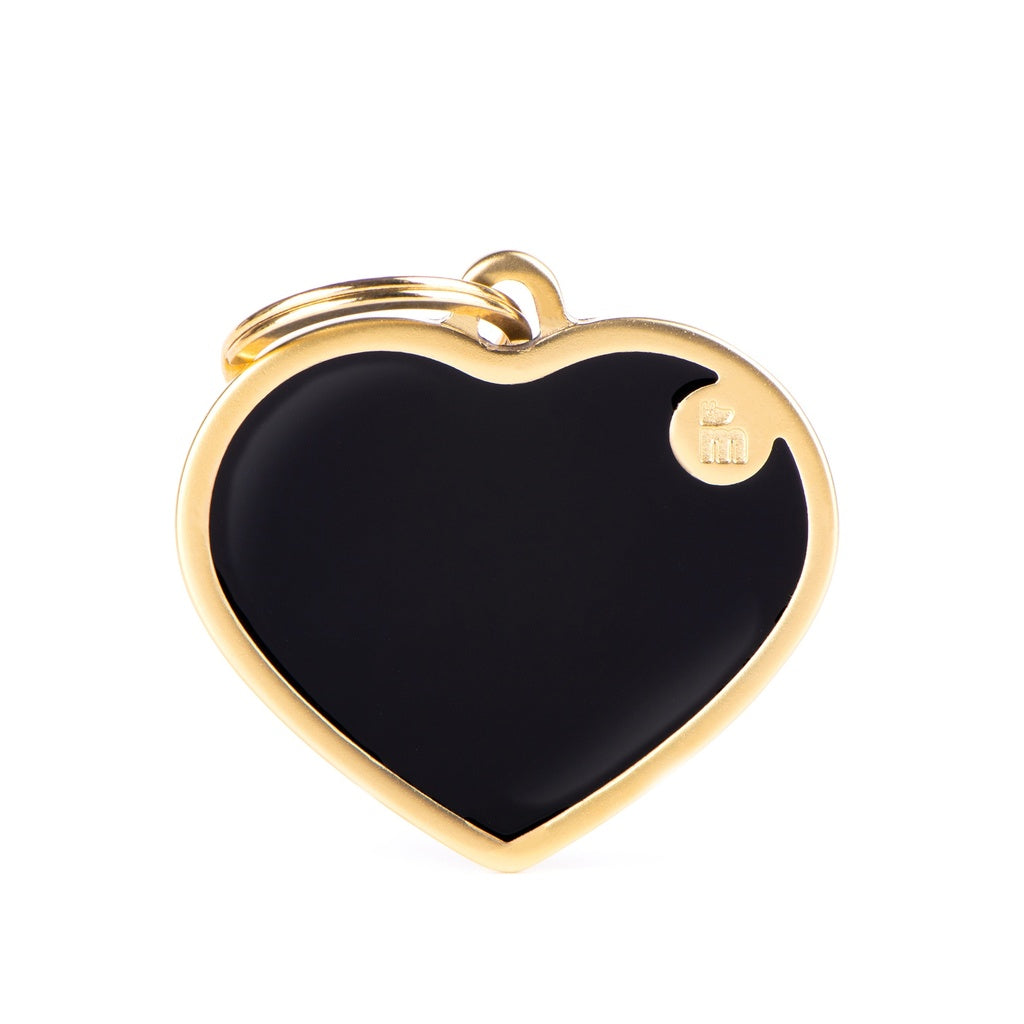 Médaille Basic Fait À La Main Noir Et Or