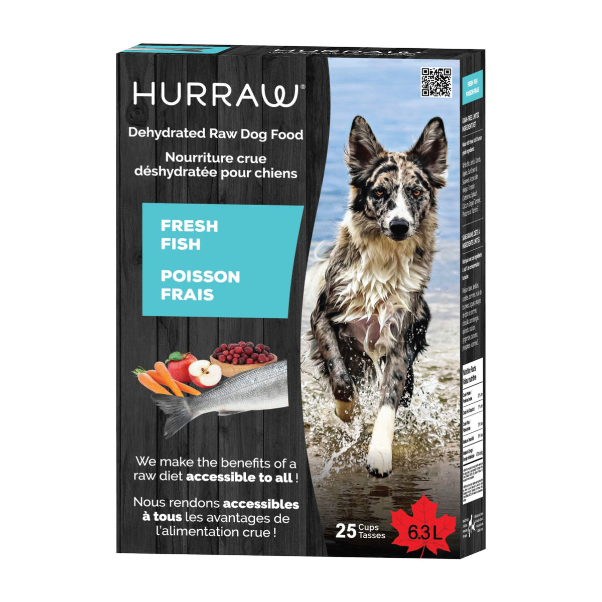 Nourriture Crue Déshydratée Hurraw - Poisson