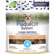 Gâterie Dentaire Et Support Immunitaire Plaque Off Pour Chien *Patate Douce Et Citrouille*