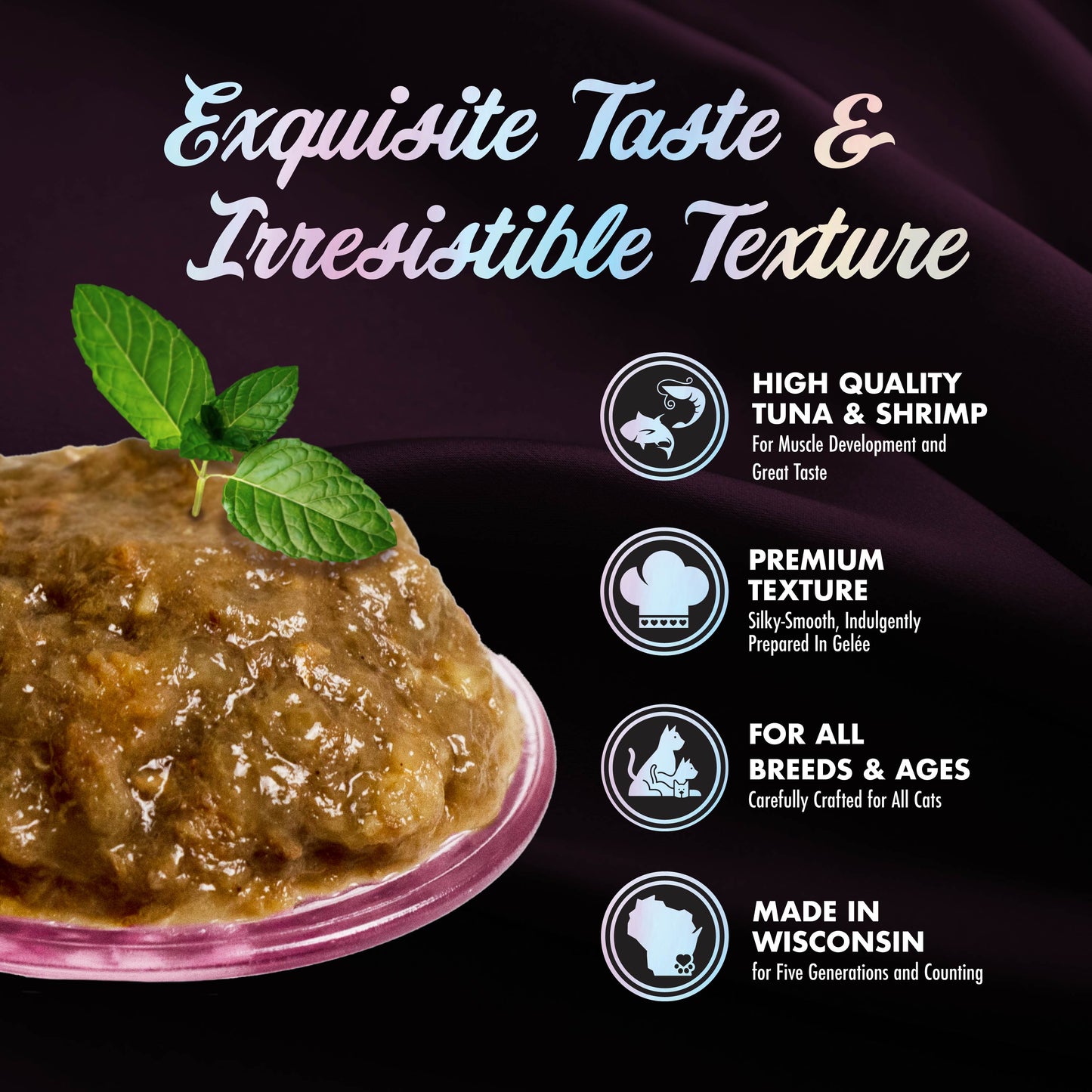 Fromm Purrsnickitty - Nourriture En Conserve Pour Chat Gelée Thon et Crevette
