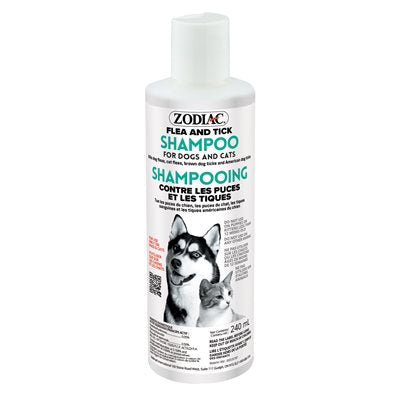 Shampoing pour tiques et puces De Zodiac