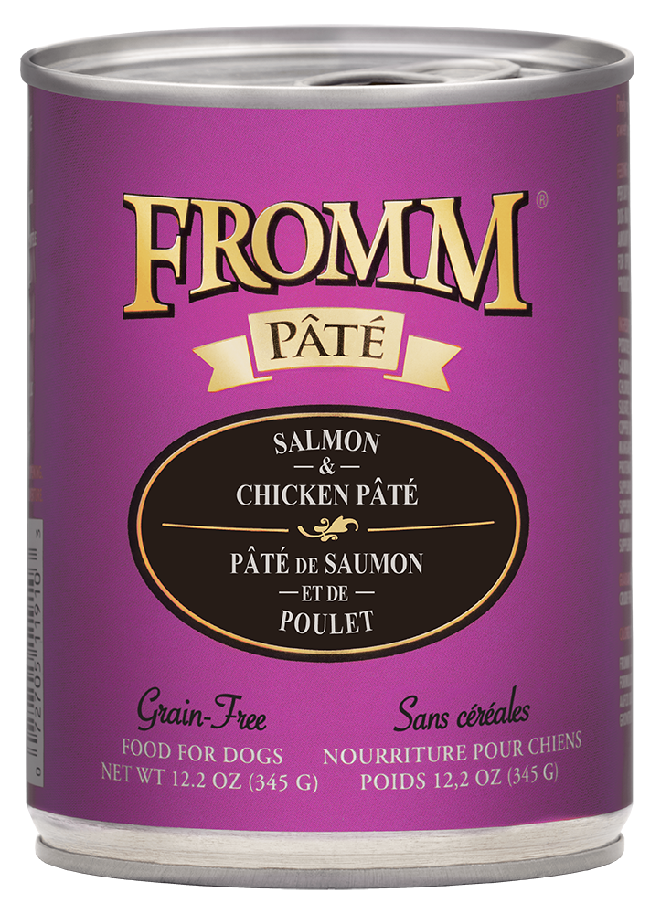 Nourriture en Canne pour Chiens Saumon et Poulet Pâté- Fromm