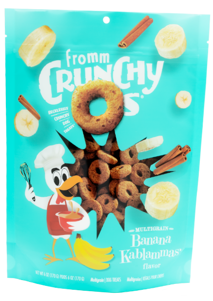 Gâteries pour Chiens Crunchy'os aux Bananes Multi Grains FROMM